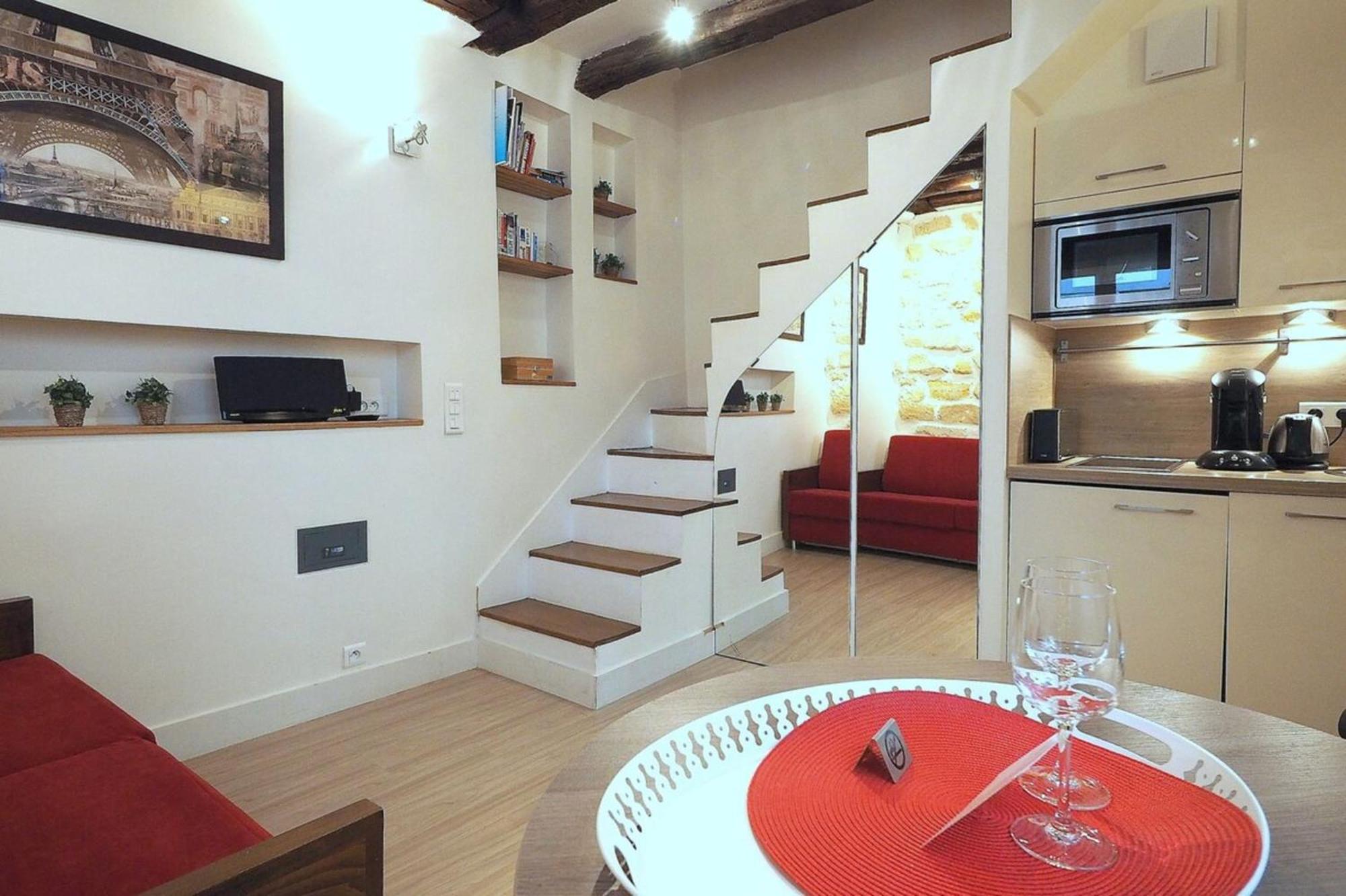 Louvre Parisian Duplex باريس المظهر الخارجي الصورة
