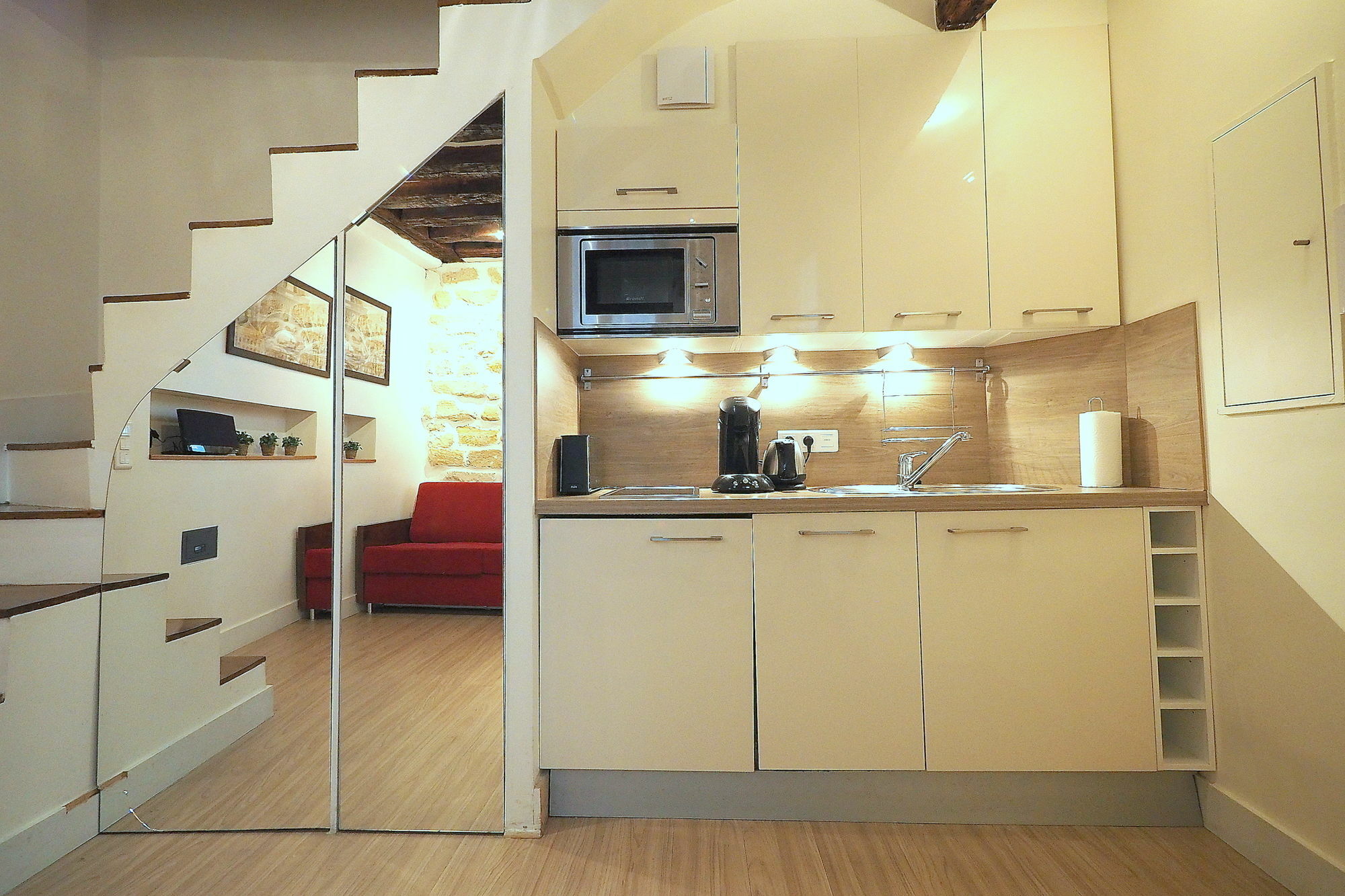 Louvre Parisian Duplex باريس المظهر الخارجي الصورة